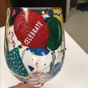 2/$12 Lolita “Love My Wine” Hand painted Birthday